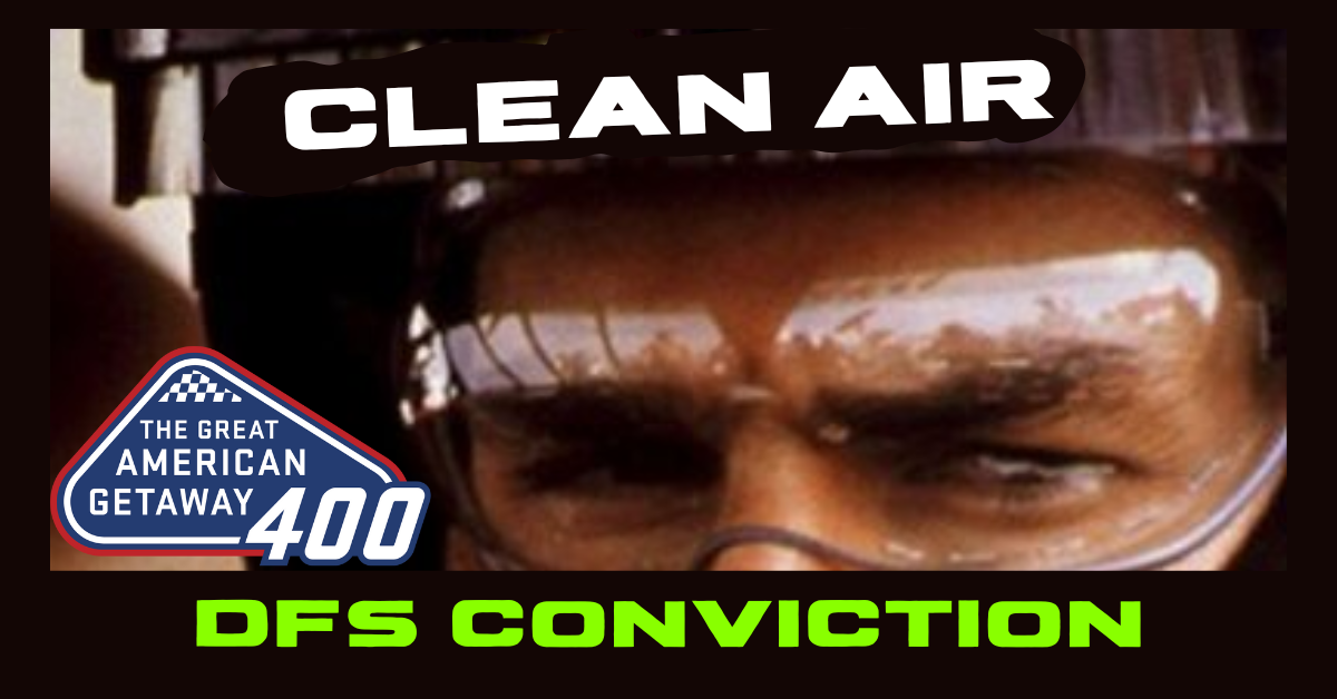 DFS CONVICTION – THE GREAT AMERICAN GETAWAY 400